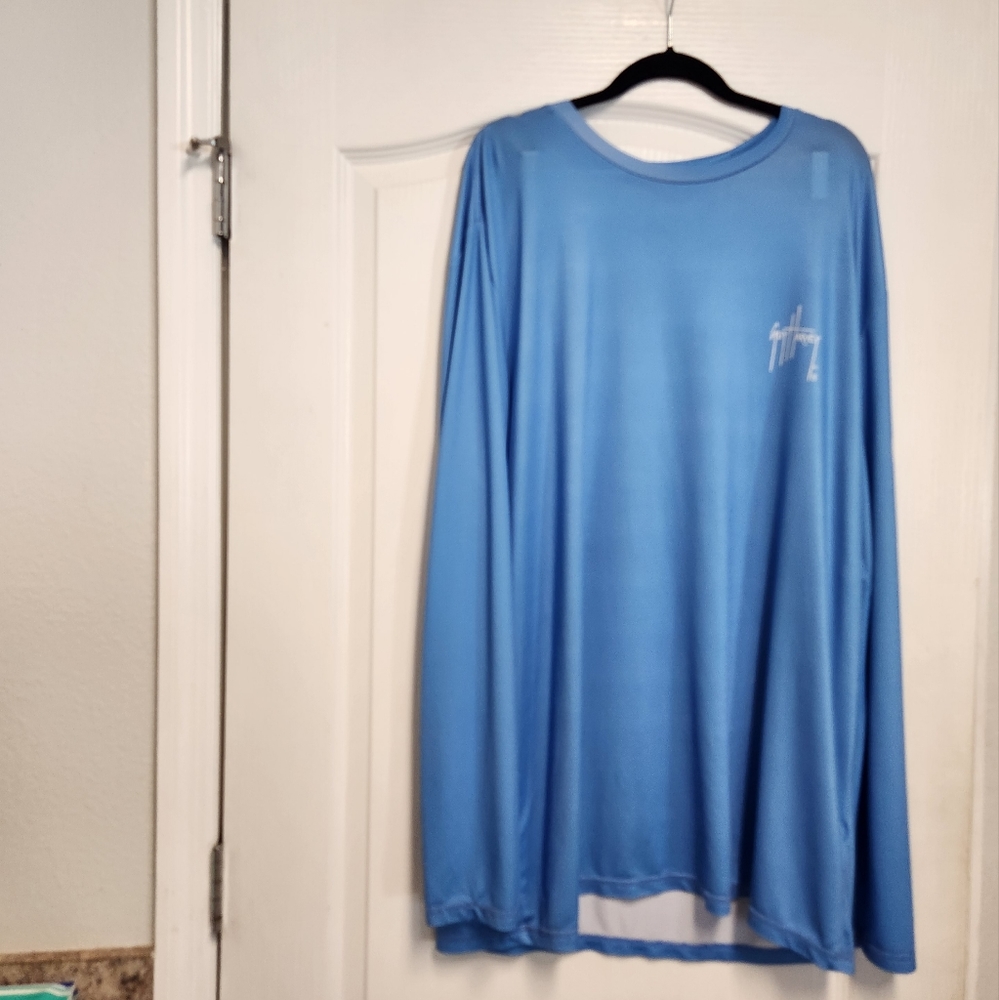 Guy Harvey Ron Jon Surf Shop Blue T-Shirt Size XL Marlin Long Sleeve